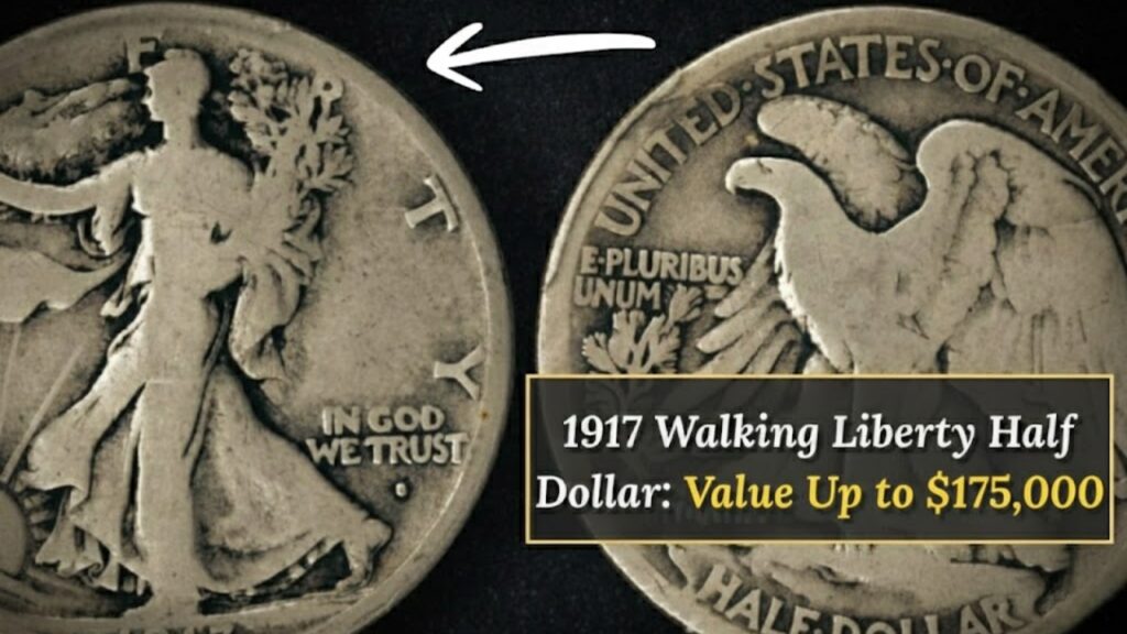 1917 Walking Liberty Half Dollar Value Guide – Worth Up to $175,000 Today