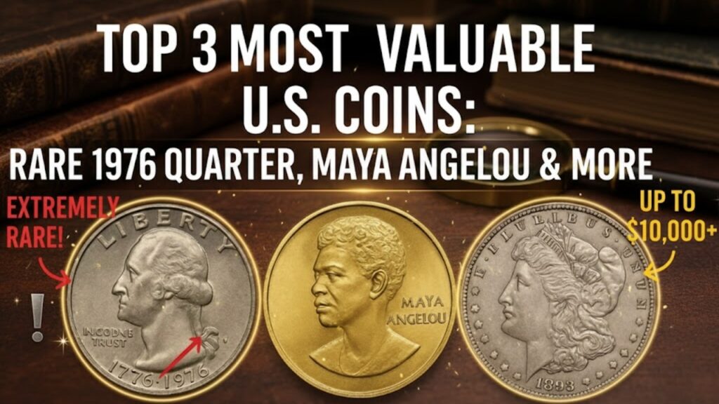 Top 3 Most Valuable U.S. Coins: Rare 1976 Quarter, Maya Angelou Quarter & More