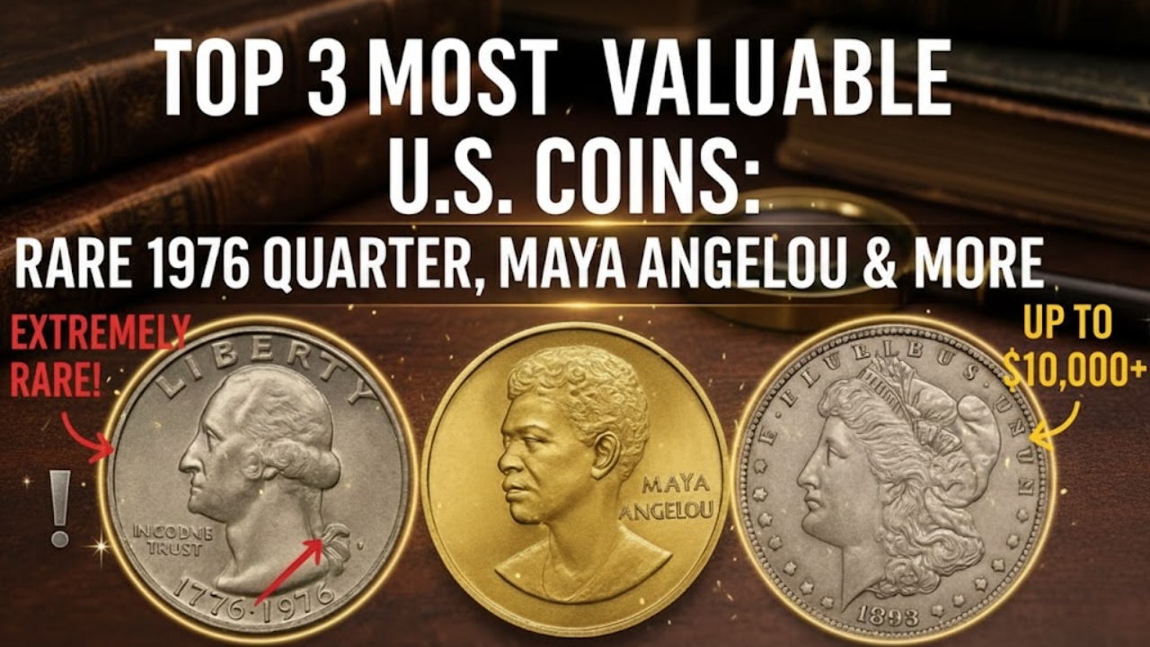 Top 3 Most Valuable U.S. Coins: Rare 1976 Quarter, Maya Angelou Quarter & More